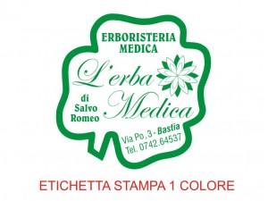Etichette adesive per erboristerie, cosmetica, cosmesi (mm 39X39)  (cod.7M )